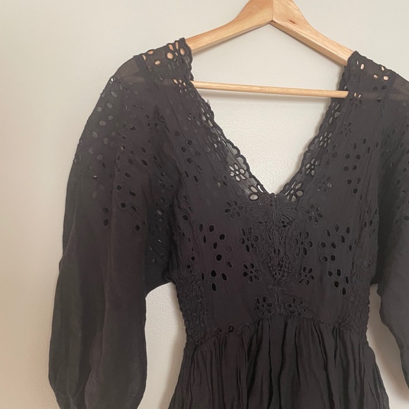 Free People Lottie eyelet lace minidress - Picture 2 of 8